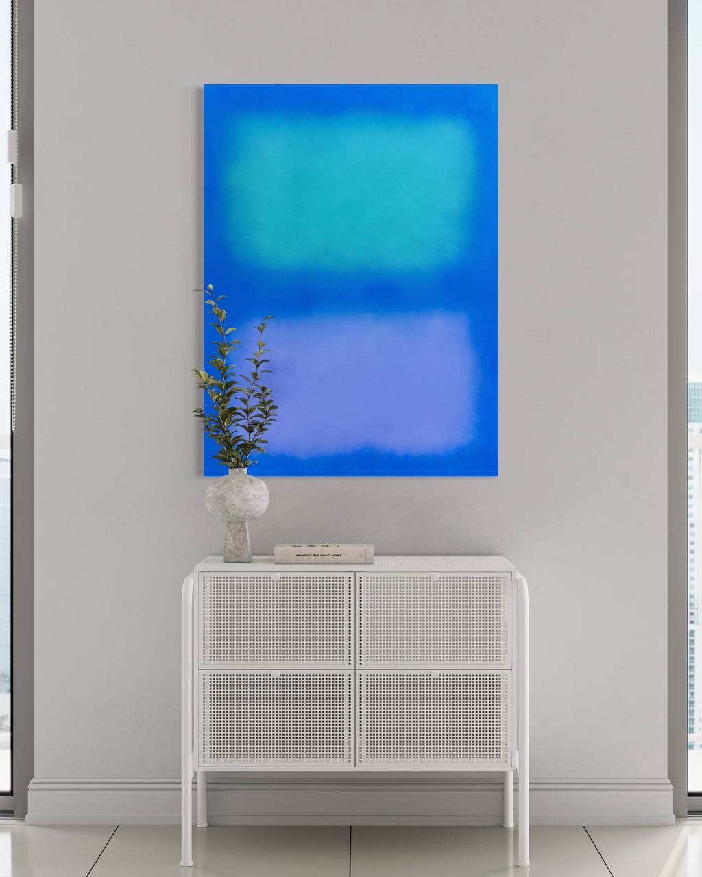 Shift in Electric Blue