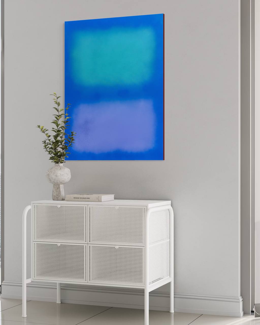 Shift in Electric Blue